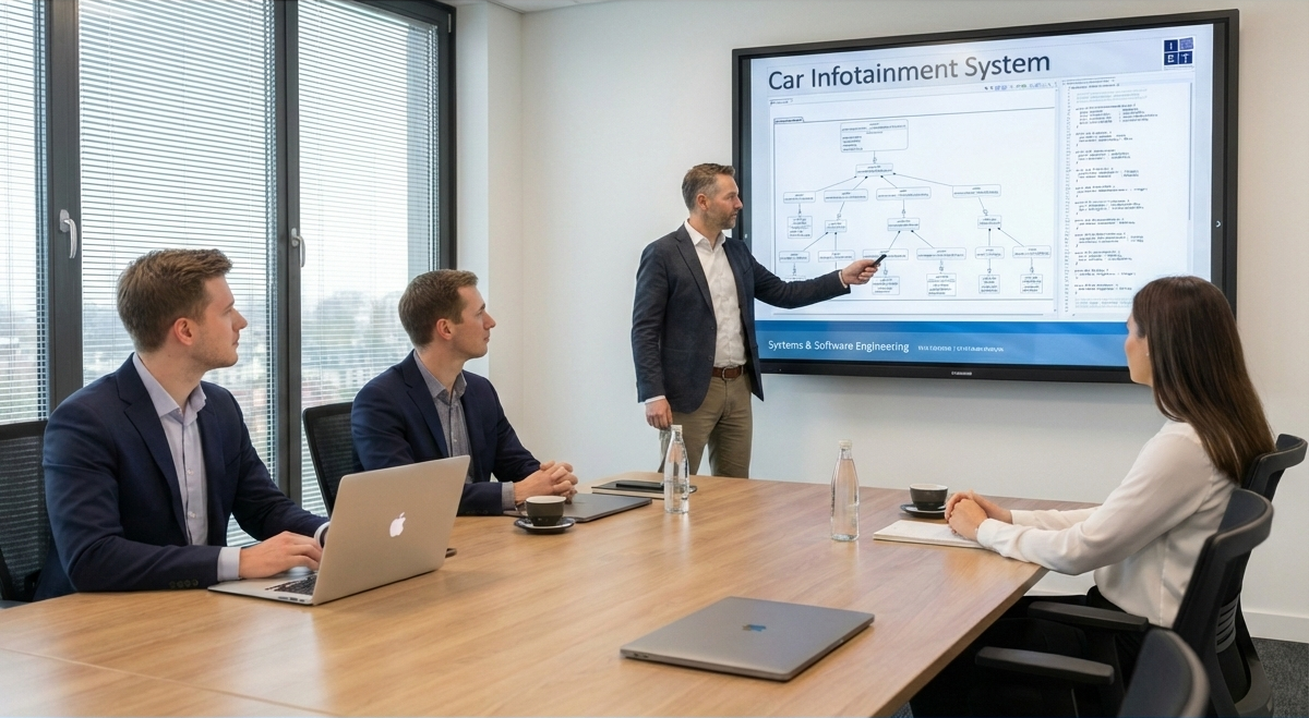 Team bei Besprechung